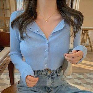 YESSTYLE (WIKPROM) Cropped Cardigan